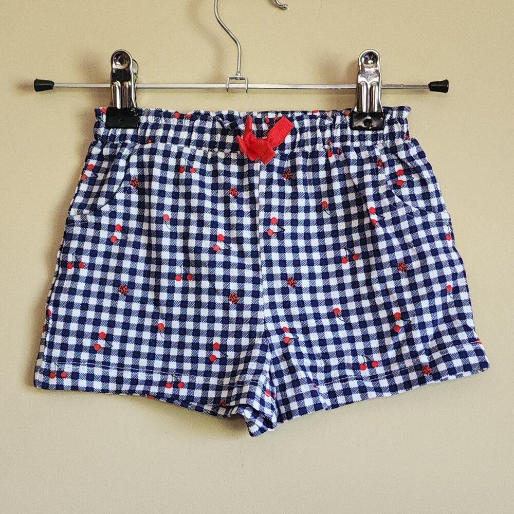 First Impressions Baby Girls Bubble Shorts With Cherries & Lady Bugs Size 18M